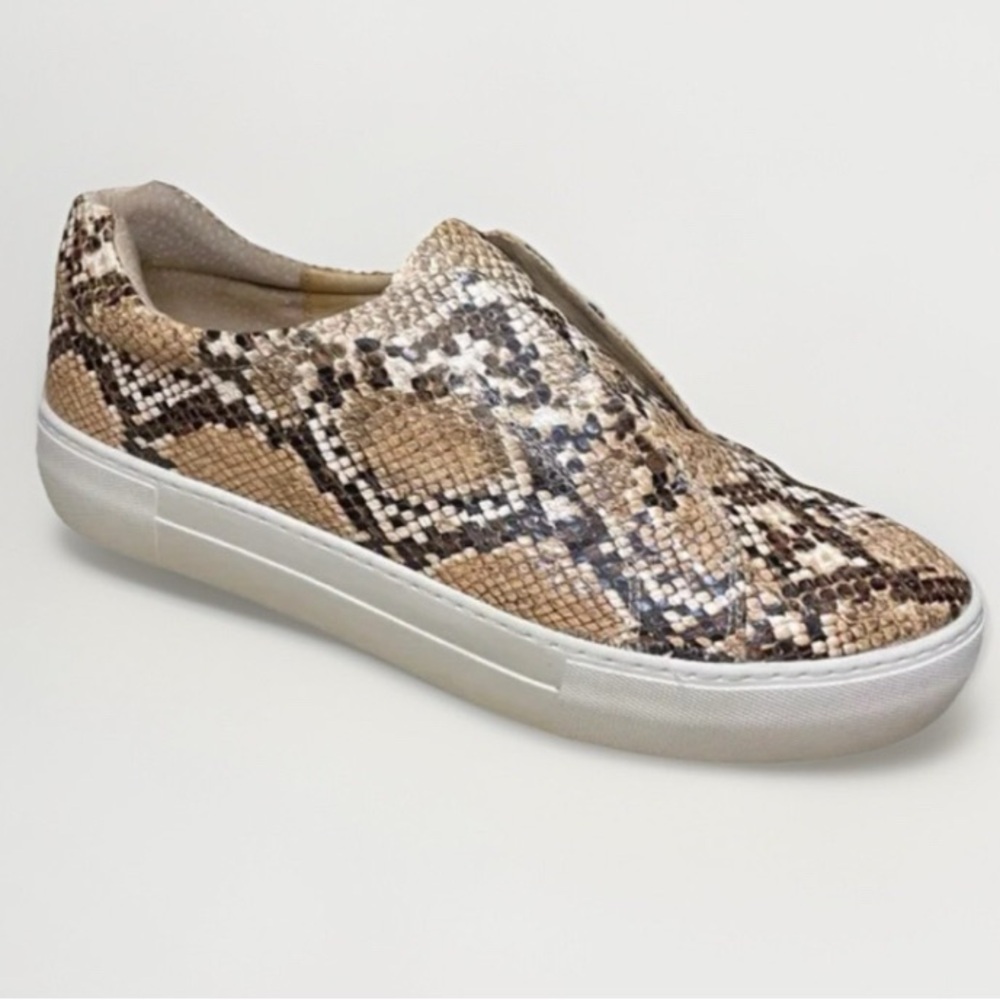 J/Slides Women’s Slip on Python Sneakers 6